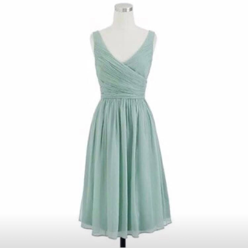 J.Crew silk chiffon Heidi dress